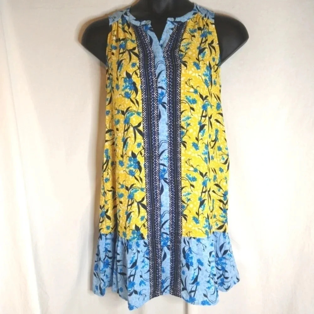 Elaine Rose Bright Boho Dress EUC ❤️ - Picture 2 of 12
